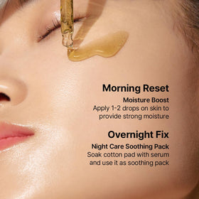 Parnell Cicamanu applied to hand at night, showing soothing overnight routine