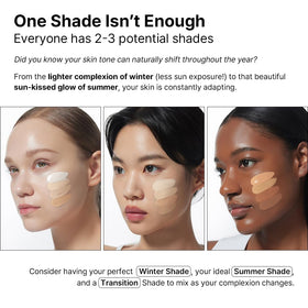 Parnell Cicamanu swatch on skin 24N Pearl showing luminous, natural coverage