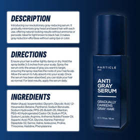 Particle on bathroom counter next to grooming items, suggests daily routine fit