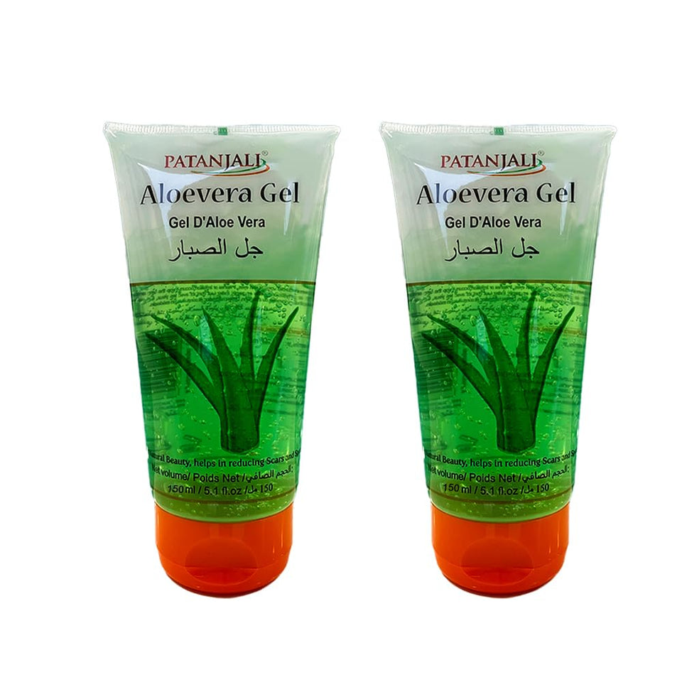 patanjali front packaging showing two 150ml gel tubes and clear labeling for easy identification