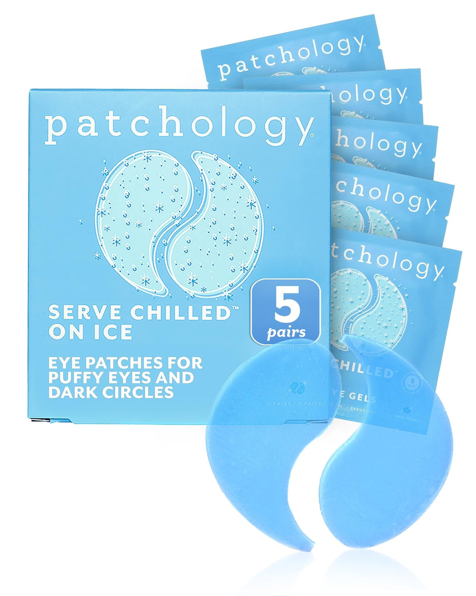 Patchology front packaging showing five pairs and cooling benefit