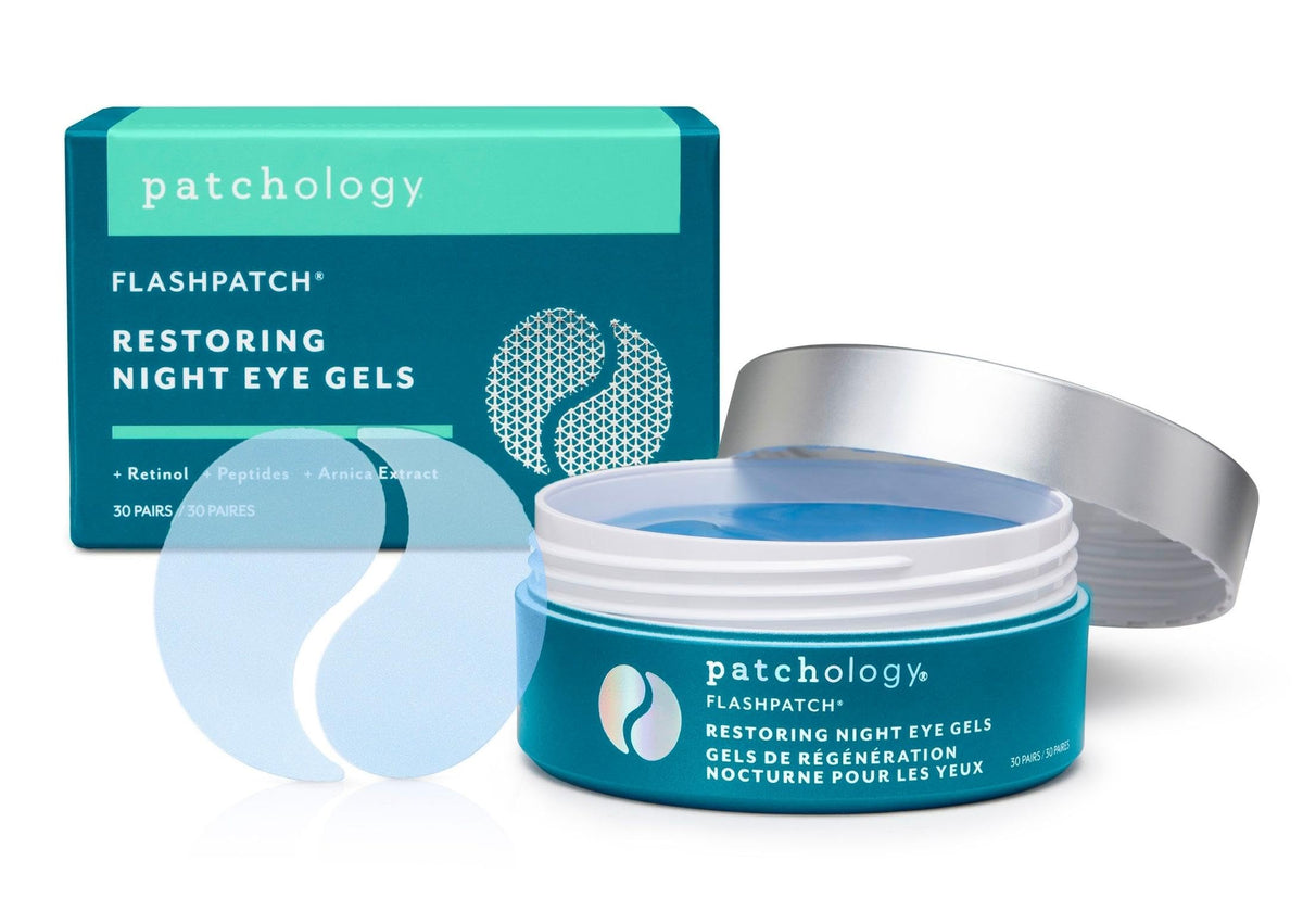 Patchology front packaging showing box and branding for quick identification and benefit