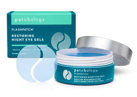 Patchology front packaging showing box and branding for quick identification and benefit