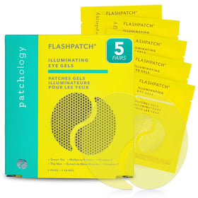 Patchology front packaging showing five pairs and bold branding for quick use