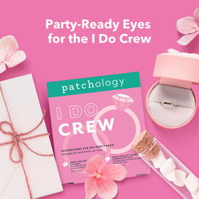 Patchology ingredients label closeup showing niacinamide and vitamin C benefits