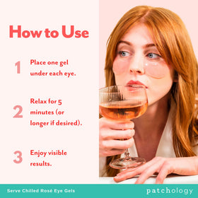 Patchology open jar with visible serum, highlighting moisturizing benefit