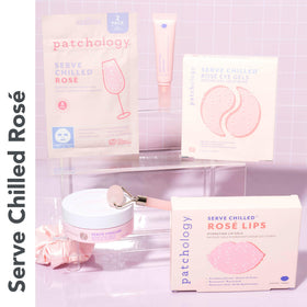 Patchology mask next to coin for scale showing compact single-use size and easy storage