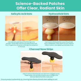 Patchology salicylic acid dots sheet displaying medicated spot treatment