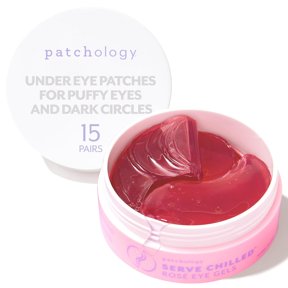 Patchology jar front view showing product and counts, refreshing benefit