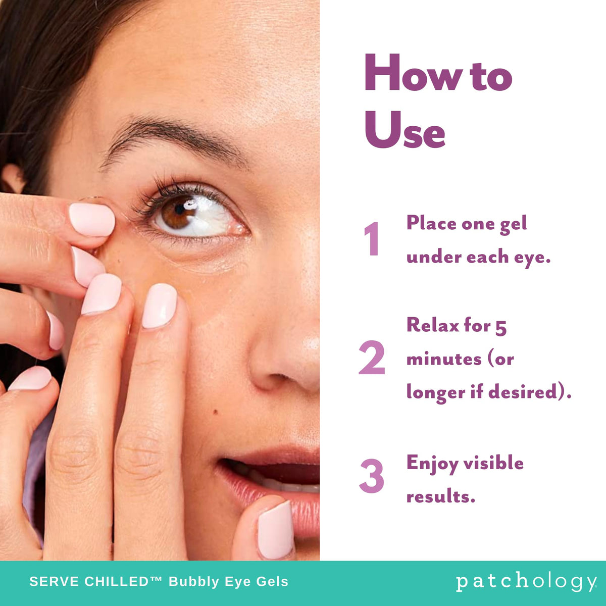 Patchology jar chilling inside a refrigerator to demonstrate recommended storage