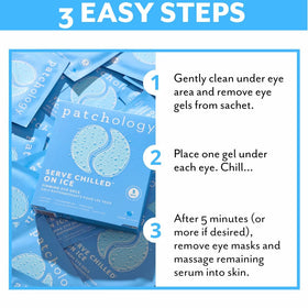 Patchology patches held in hand showing size and travel convenience