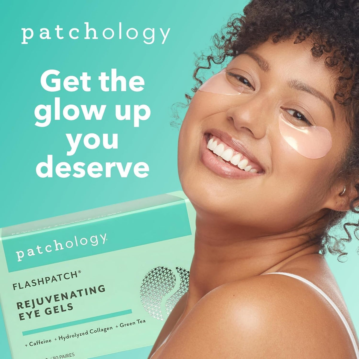 Patchology close-up hydrogel texture highlighting concentrated serum and cooling effect