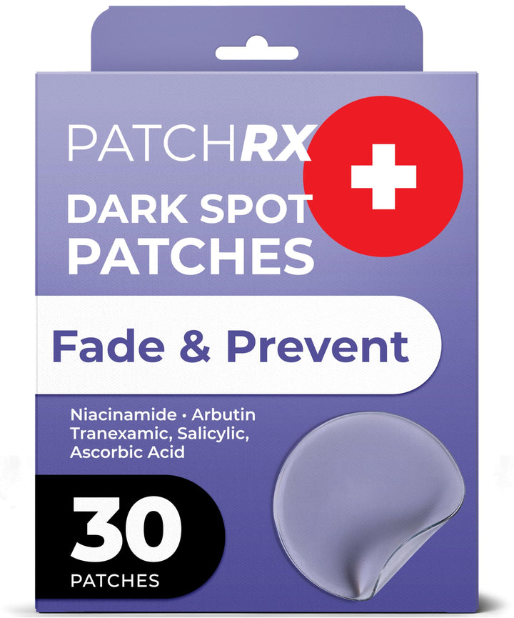 PatchRx front packaging showing 30-pack and clear benefit