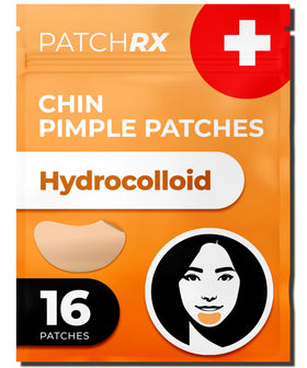 PatchRx front packaging showing 12-pack and large acne dots for protection