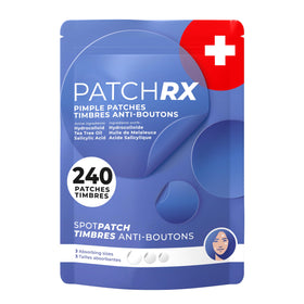 PatchRx patch on nightstand illustrating overnight protection benefit