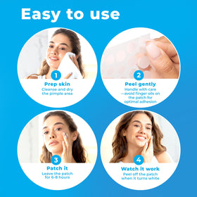 PatchRx patch on skin during nighttime routine showing overnight protection