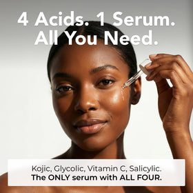 PatchRx serum applied to skin demonstrating targeted dark spot treatment