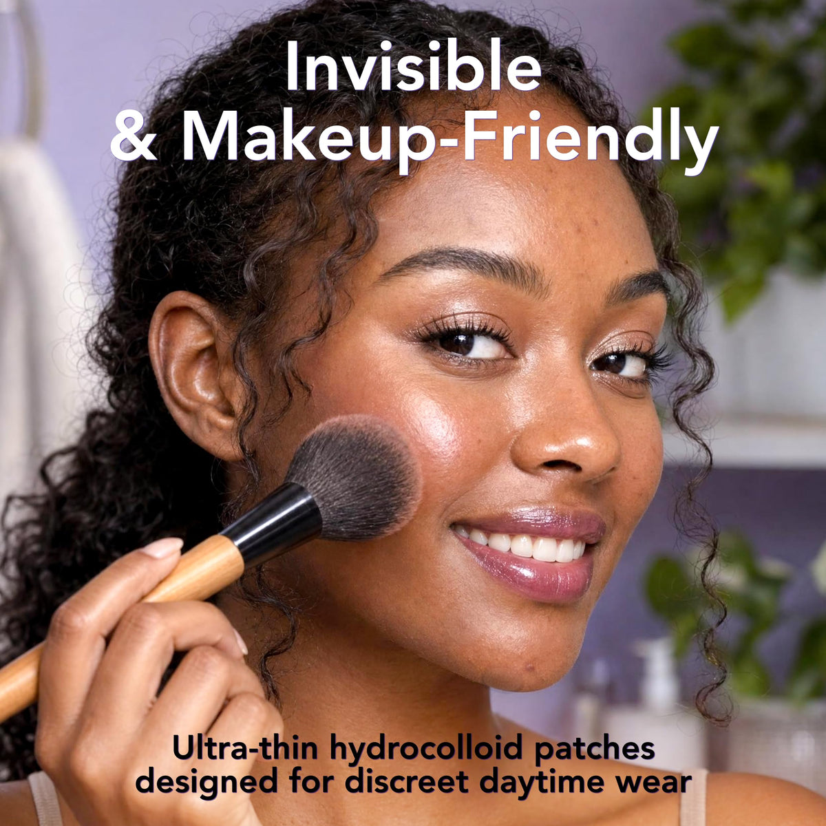 PatchRx side view highlighting ultra-thin profile for invisible wear