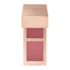 PATRICK TA compact front view showing portable dual-texture blush