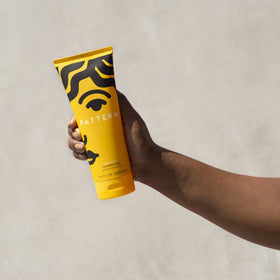 PATTERN oils arranged around bottle conveying the nourishing eight-oil blend benefit