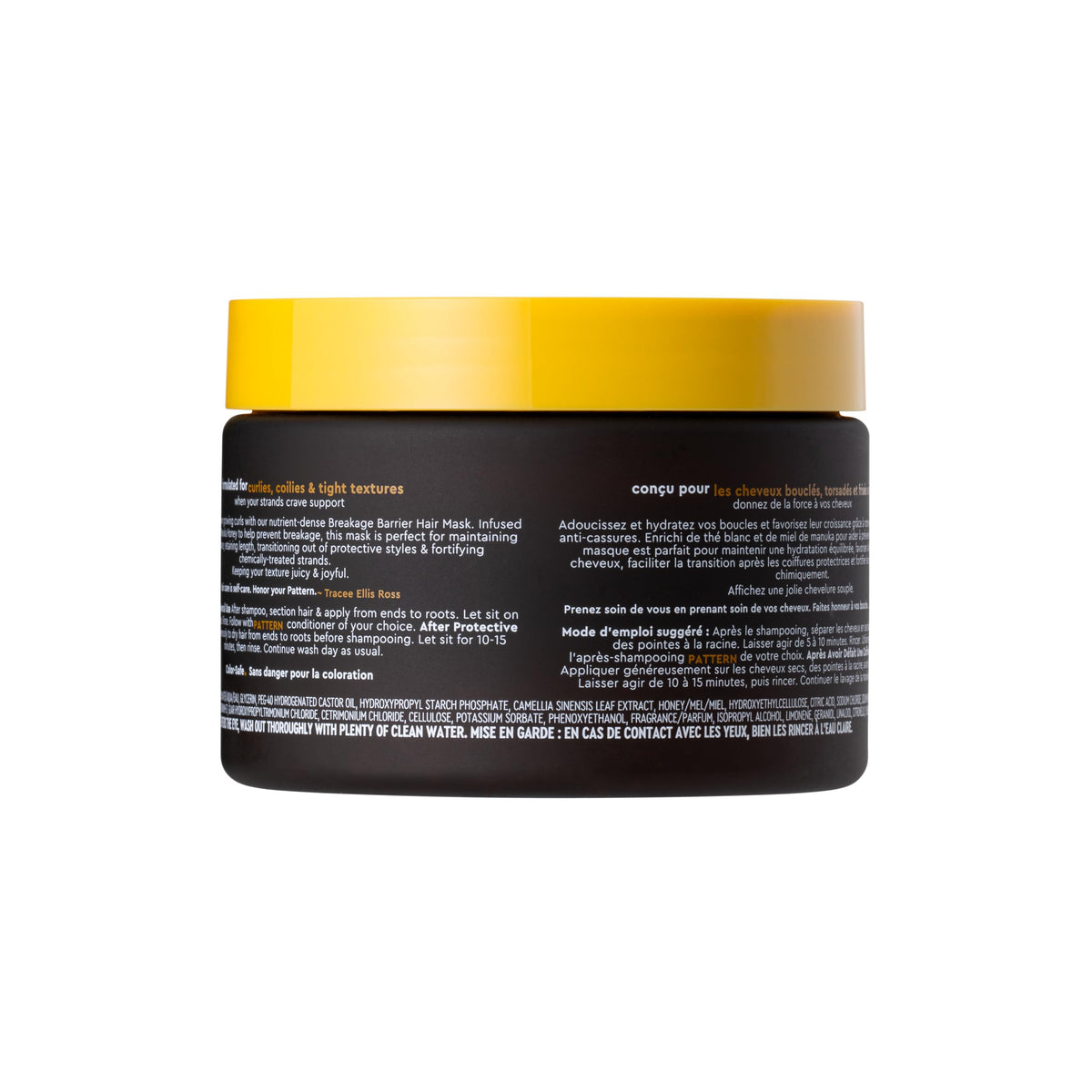 PATTERN white tea and Manuka honey ingredients displayed for nourishing benefits