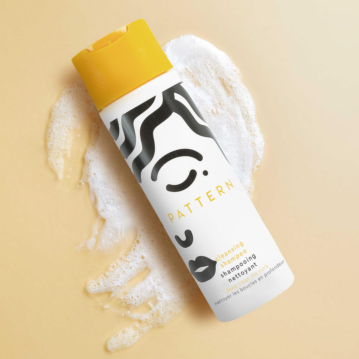 PATTERN in-bathroom use on curly hair demonstrating refreshed curls benefit