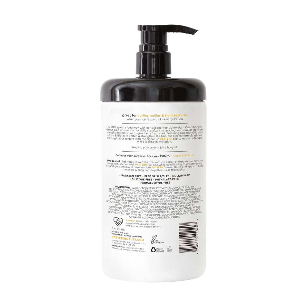 PATTERN 29 fl oz next to common items showing long-lasting supply