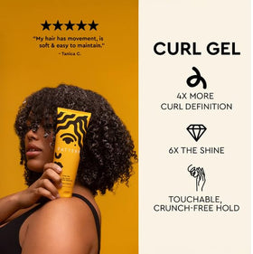 PATTERN curl gel texture closeup highlighting definition and flexible hold for curls
