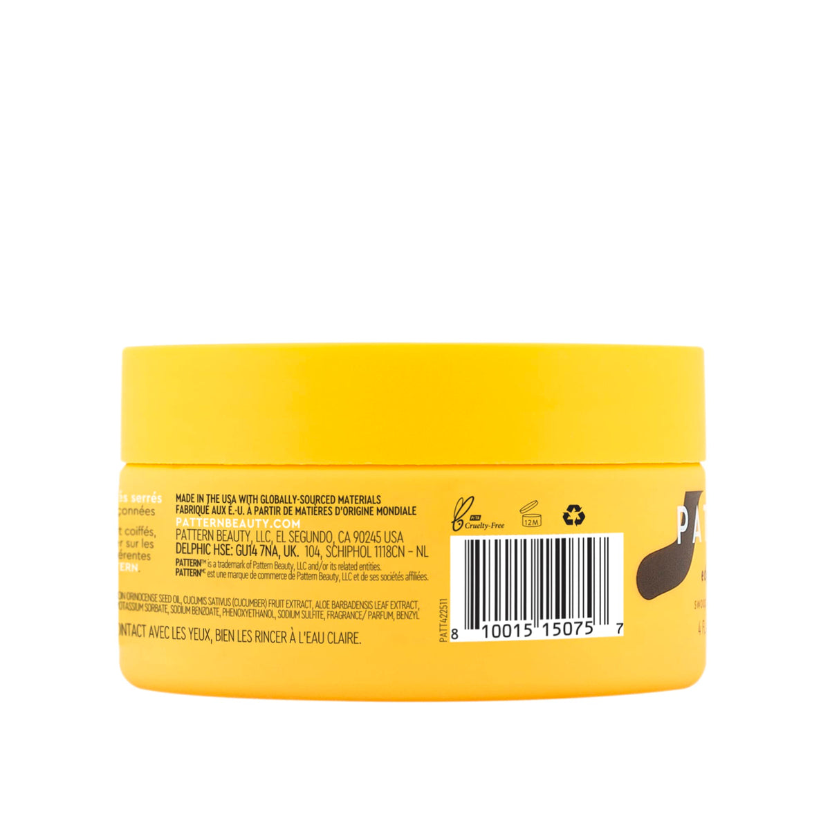 PATTERN edge control creamy texture swipe illustrating smooth consistency for effortless styling