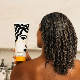 PATTERN heavy conditioner creamy pour texture highlighting rich hydration