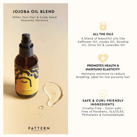 PATTERN serum pouring droplet to show texture and fast absorption benefit