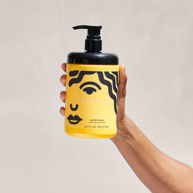 PATTERN oil blend ingredients highlighting hydrating benefits