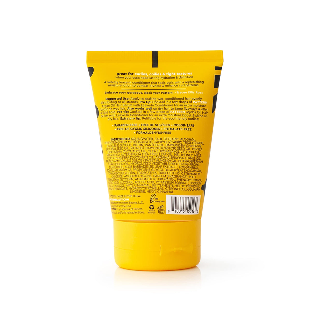PATTERN oil blend ingredients arranged to show nourishing formulation