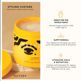 PATTERN pump detail dispensing custard for controlled, less-mess application