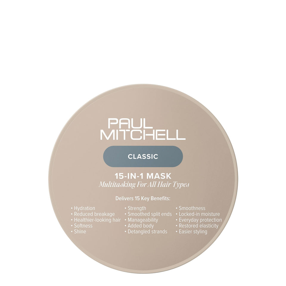 Paul Mitchell jar front view showing product and clean packaging benefit