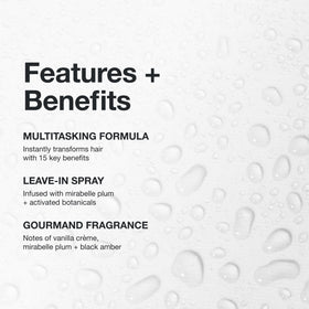 Paul Mitchell spray nozzle detail highlighting even mist delivery for easy use