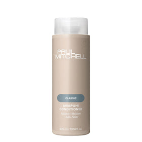 Paul Mitchell Awapuhi bottle front view showing sleek label and size benefit