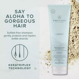 Paul Mitchell Awapuhi Wild Ginger close-up label highlighting sulfate-free benefit
