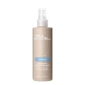 Paul Mitchell bottle front view showing label and size, promotes hydration