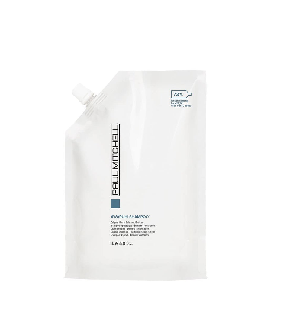 Paul Mitchell bottle front label shows brand and product benefits