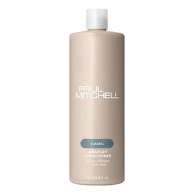 Paul Mitchell bottle front view showing Awapuhi conditioner and brand shine benefit
