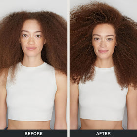 Paul Mitchell shampoo pouring texture highlighting lightweight, non-greasy formula
