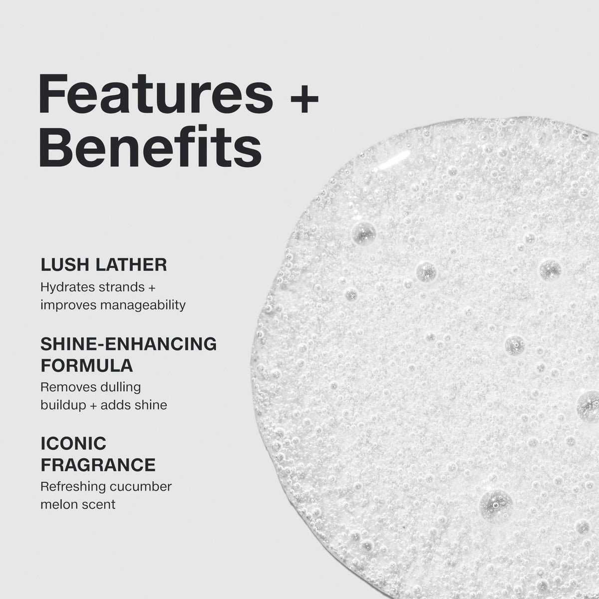 paul mitchell creamy lather texture demonstrating gentle cleansing benefit