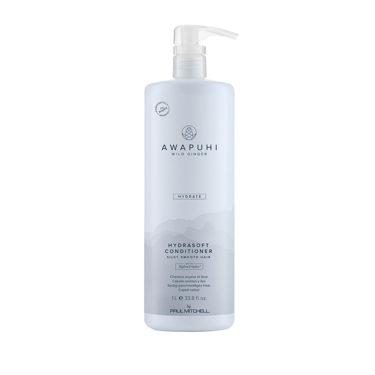 Paul Mitchell Awapuhi Wild Ginger front bottle showing label and color benefits