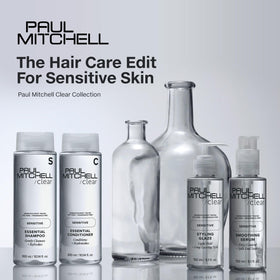 Paul Mitchell conditioner applied to wet hair improving detangling and softness