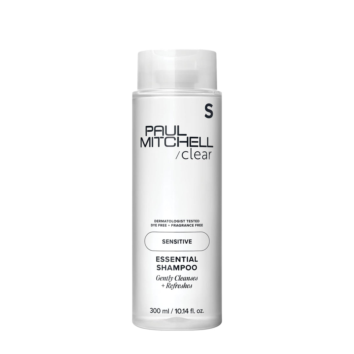 Paul Mitchell front bottle view showing clean label and gentle formula benefit