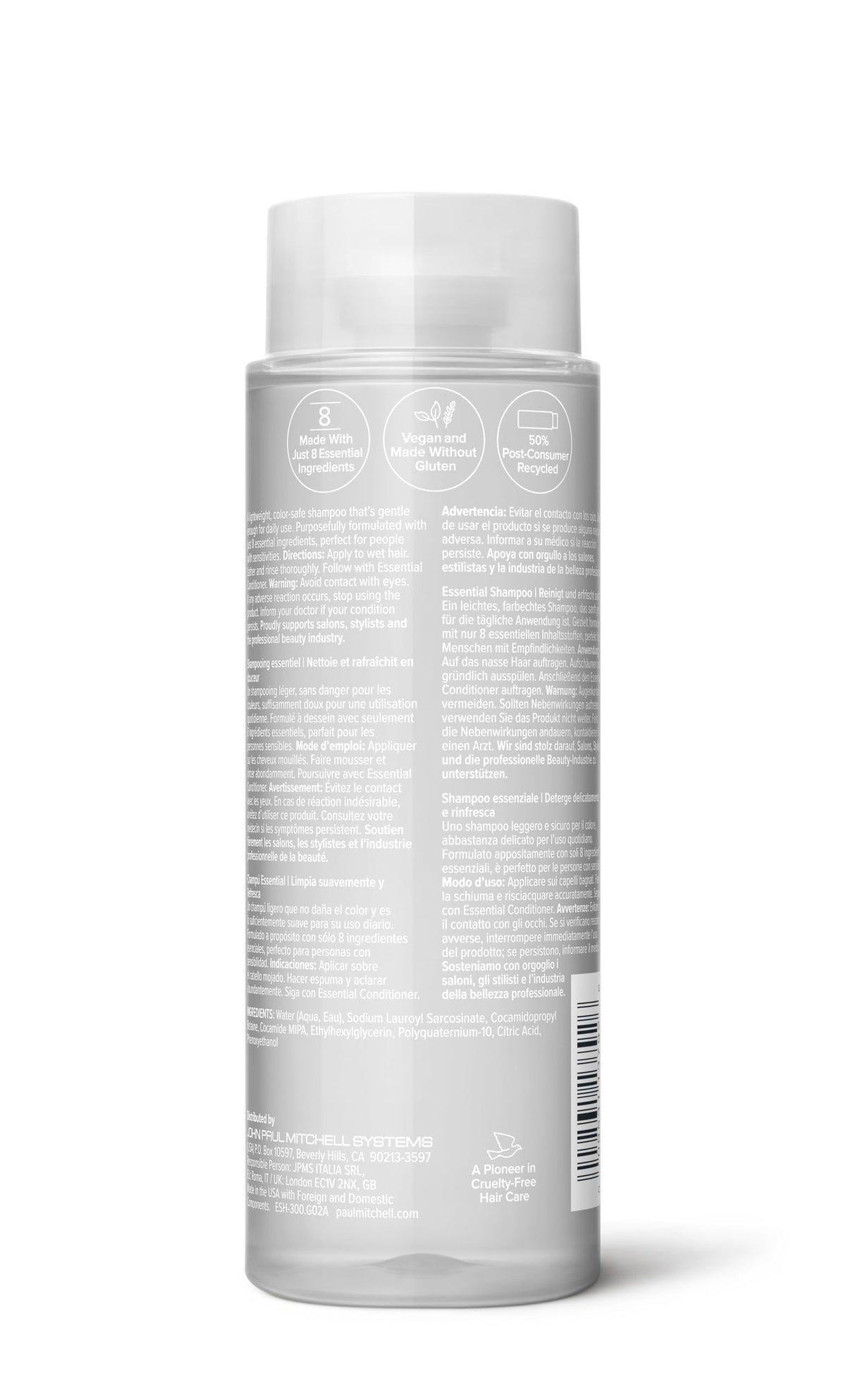 Paul Mitchell shampoo next to conditioner suggesting paired routine benefit