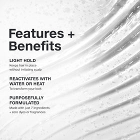 Paul Mitchell clear glaze open cap showing smooth clear gel texture for easy application