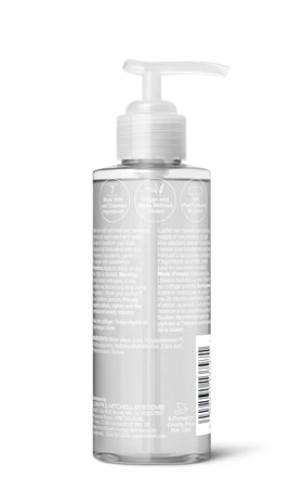 Paul Mitchell clear glaze packaging close-up showing post-consumer recycled material use