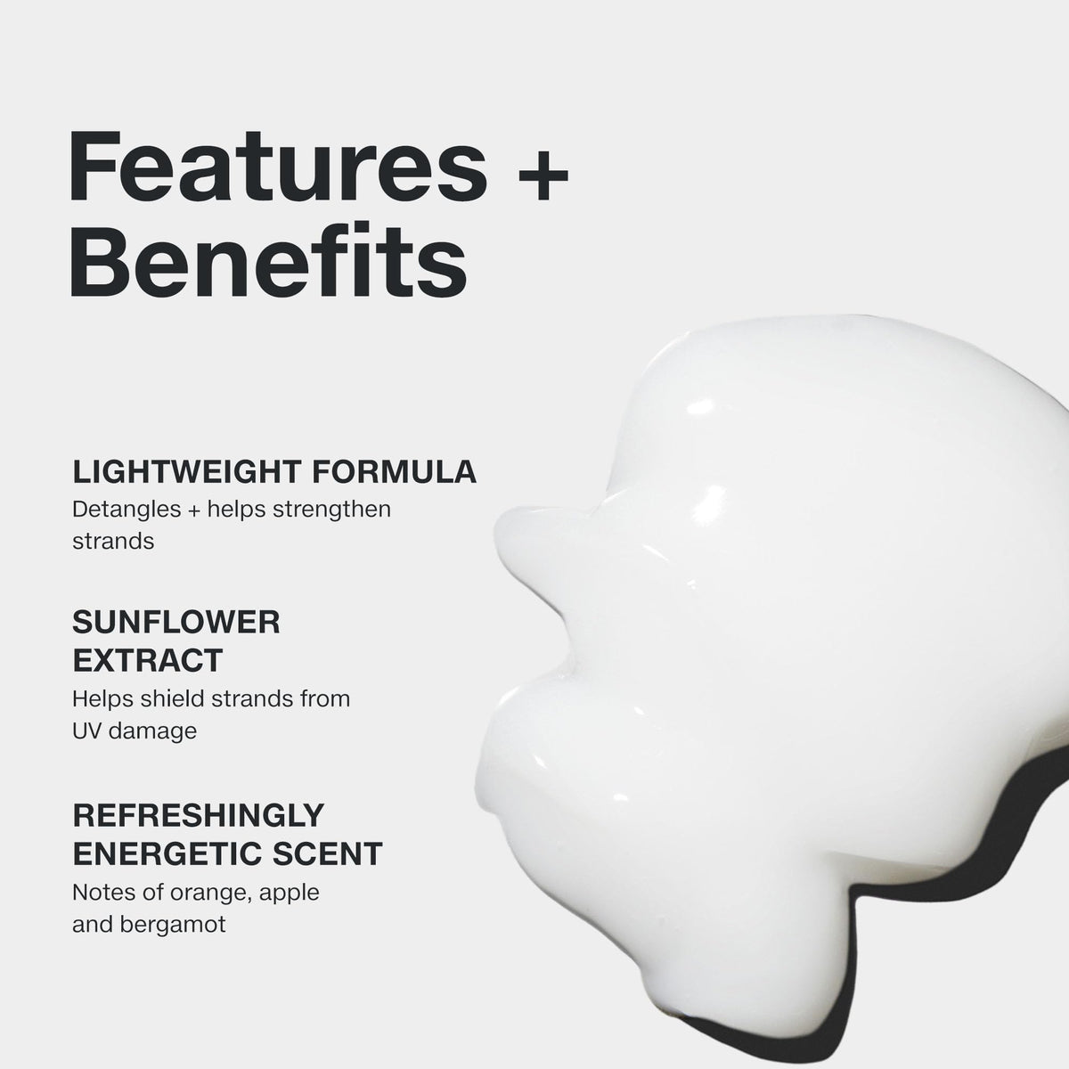 Paul Mitchell cream texture close-up highlighting smooth detangling benefit
